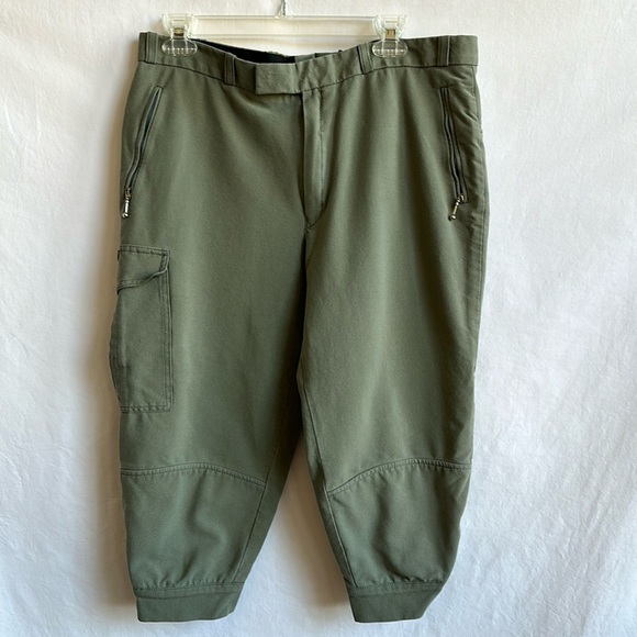 Schneider olive green cargo capri joggers, size 12 - Picture 1 of 12